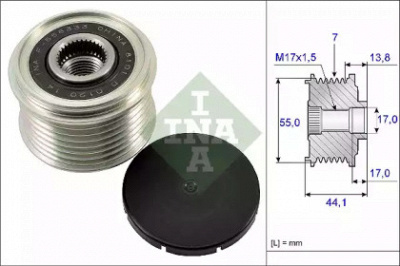 WILMINK GROUP wg1253741 -  Механизм свободного хода генератора